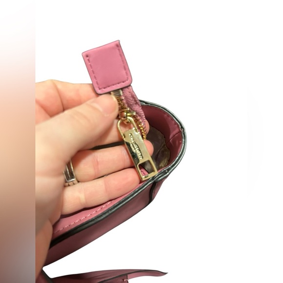 Karl Lagerfeld purple plum Big Bow Shoulder Purse | Karl Lagerfeld Bag - Picture 11 of 14